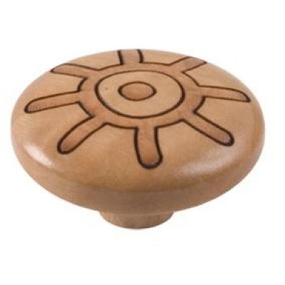 Wooden Engraved Knob 422HN